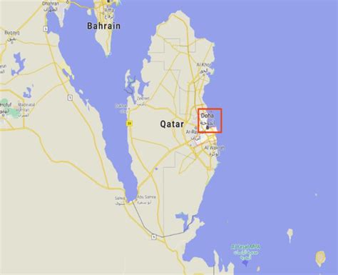 doha on world map|doha in map.